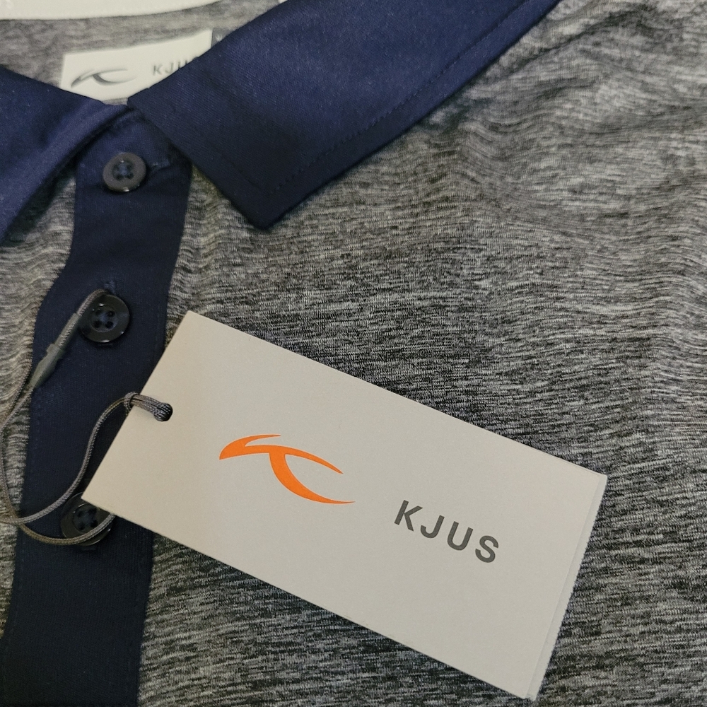 KJUS Luca Mens Two Tone Golf Shirt‎